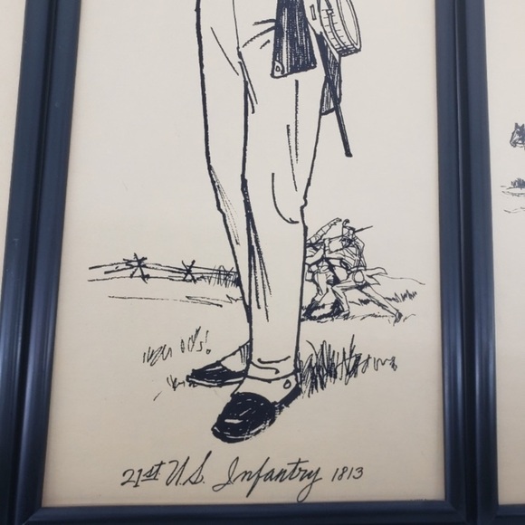 Vintage 1960s Sperry Soldier Lithographs - Picture 5 of 10